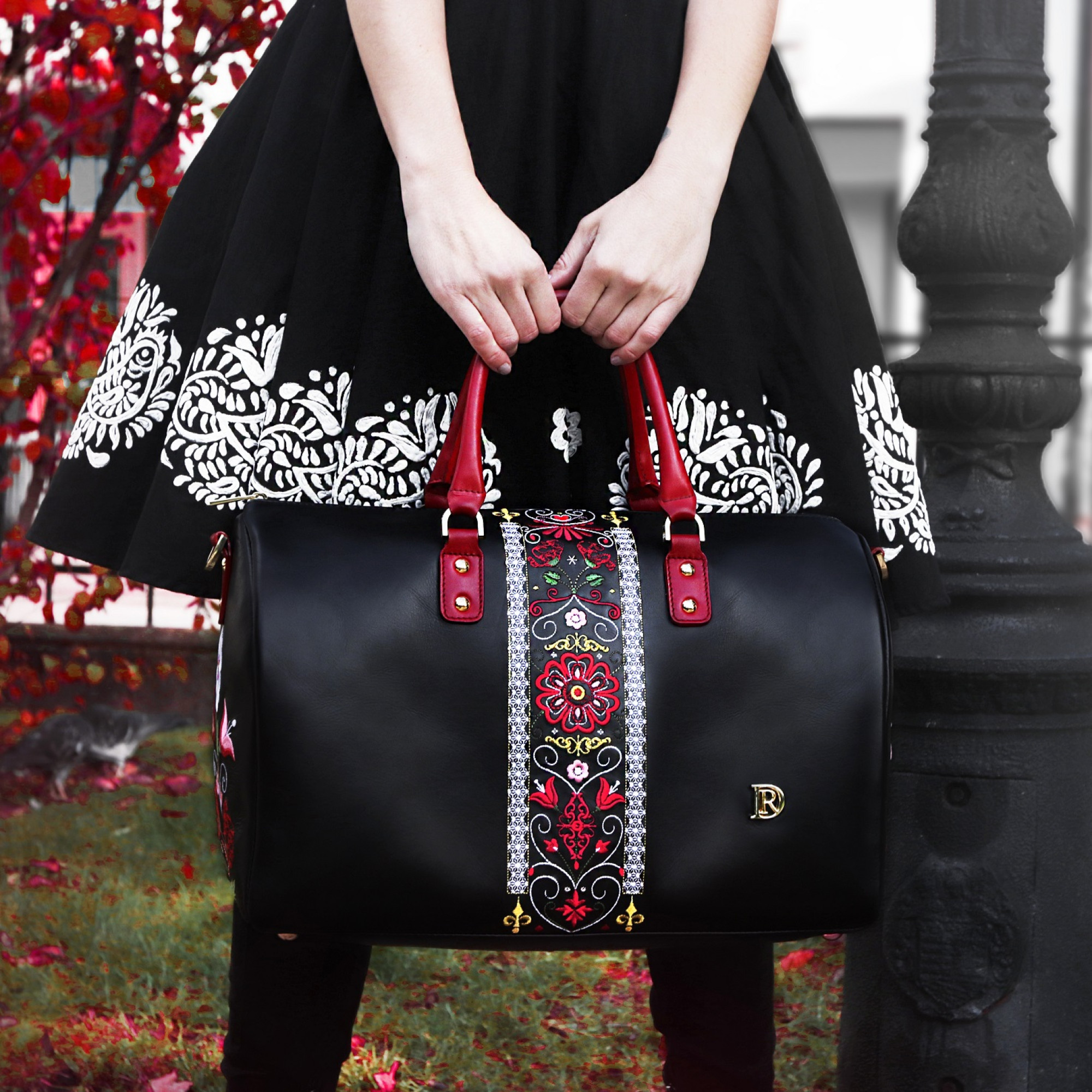 Cestovná taška Srdce Európy "ČIERNA"