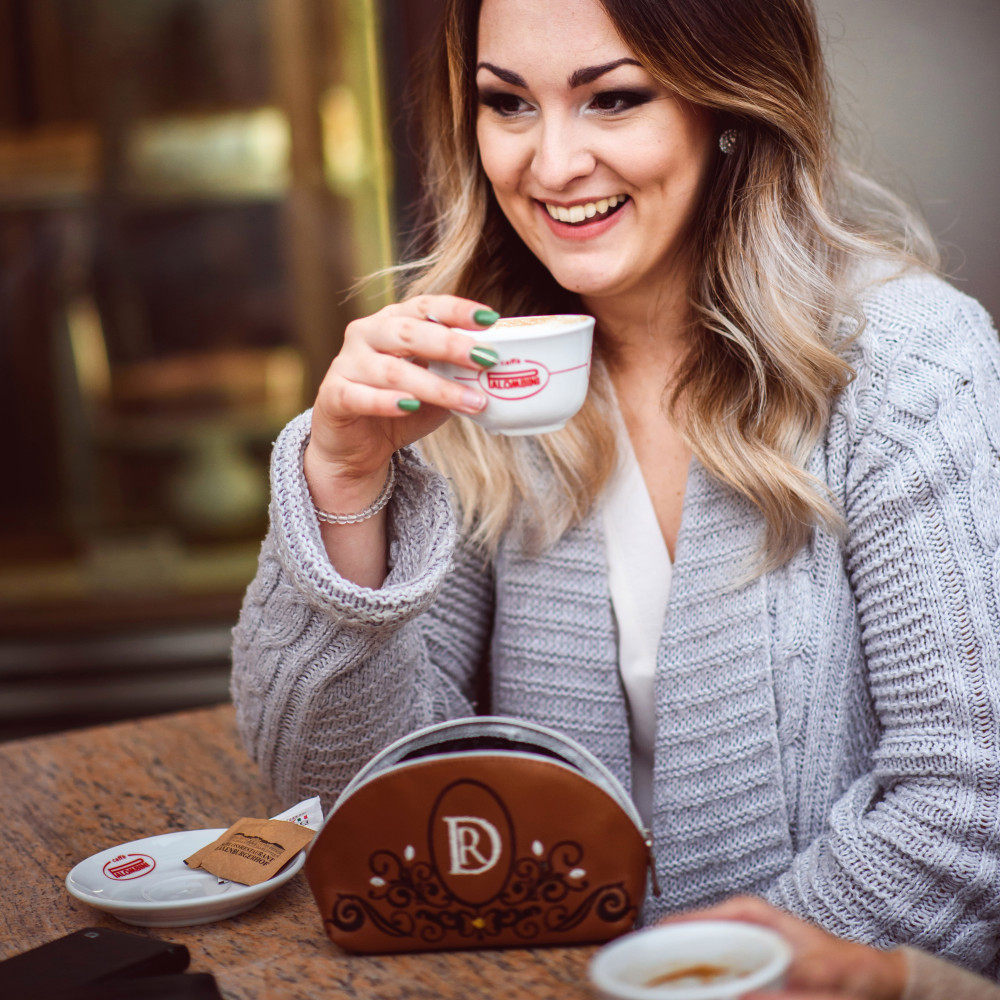 Kozmetická taštička Princessa "HNEDÁ"