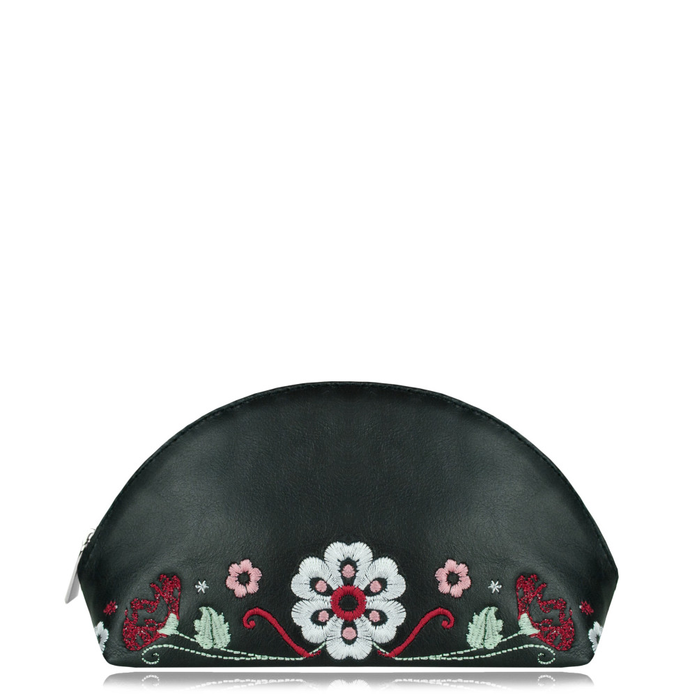 COSMETIC BAG "Folk" Black