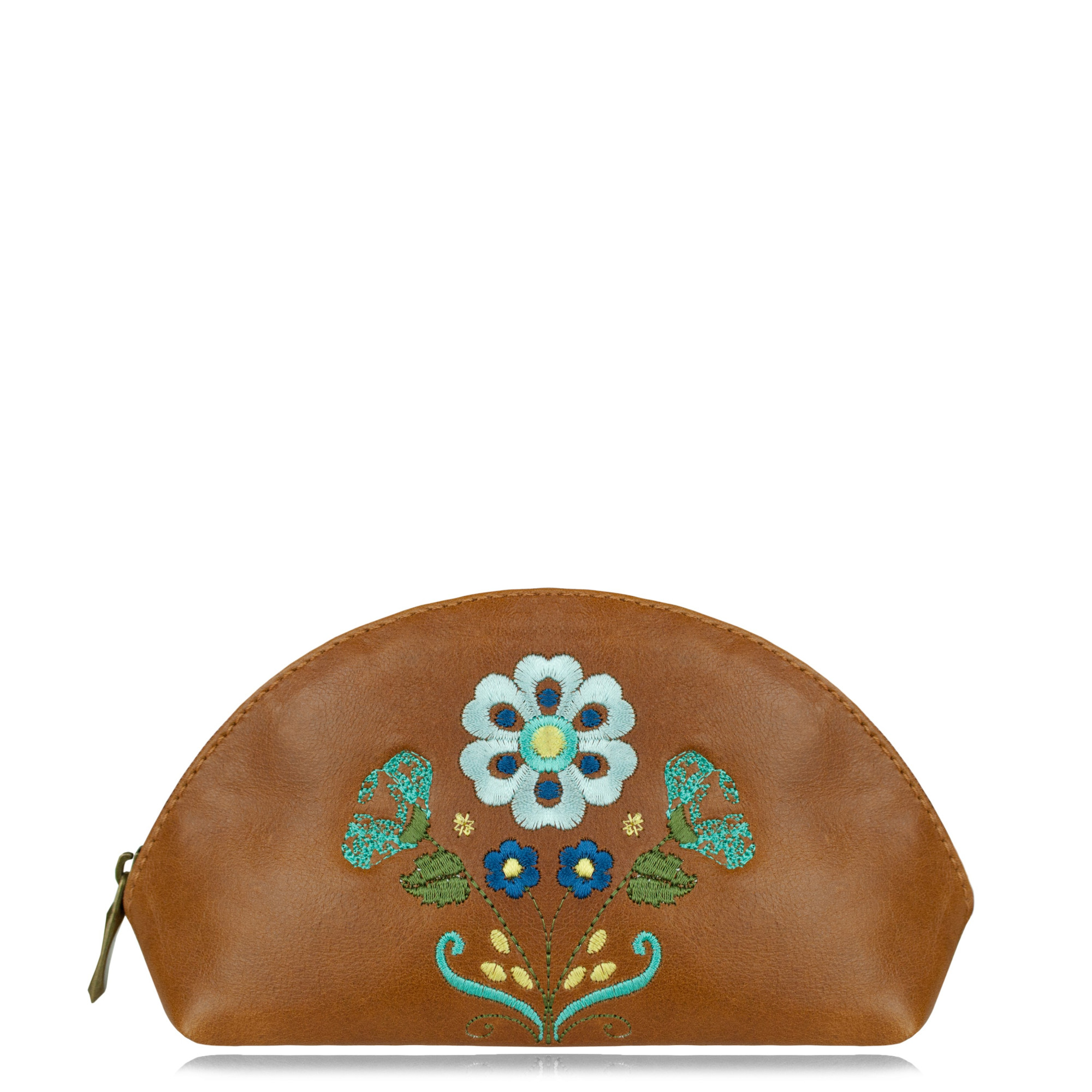 COSMETIC BAG "Folk II" Light Brown