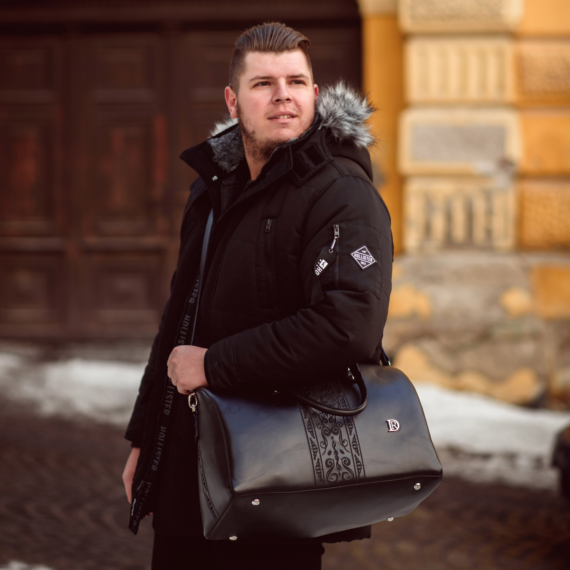 Unisex TRAVEL BAG "Princessa" Black