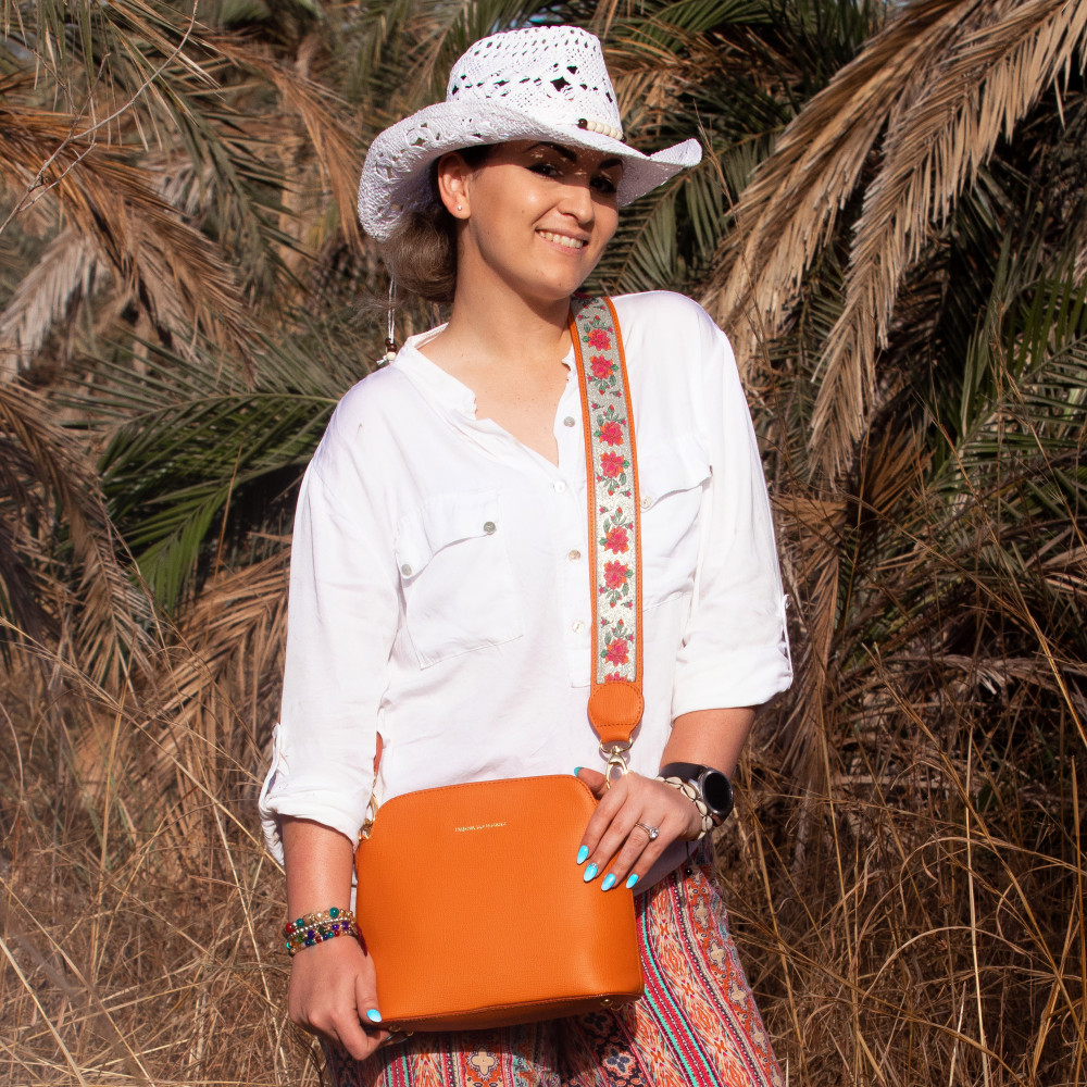 Mia Bohemian "ORANGE" + Popruh