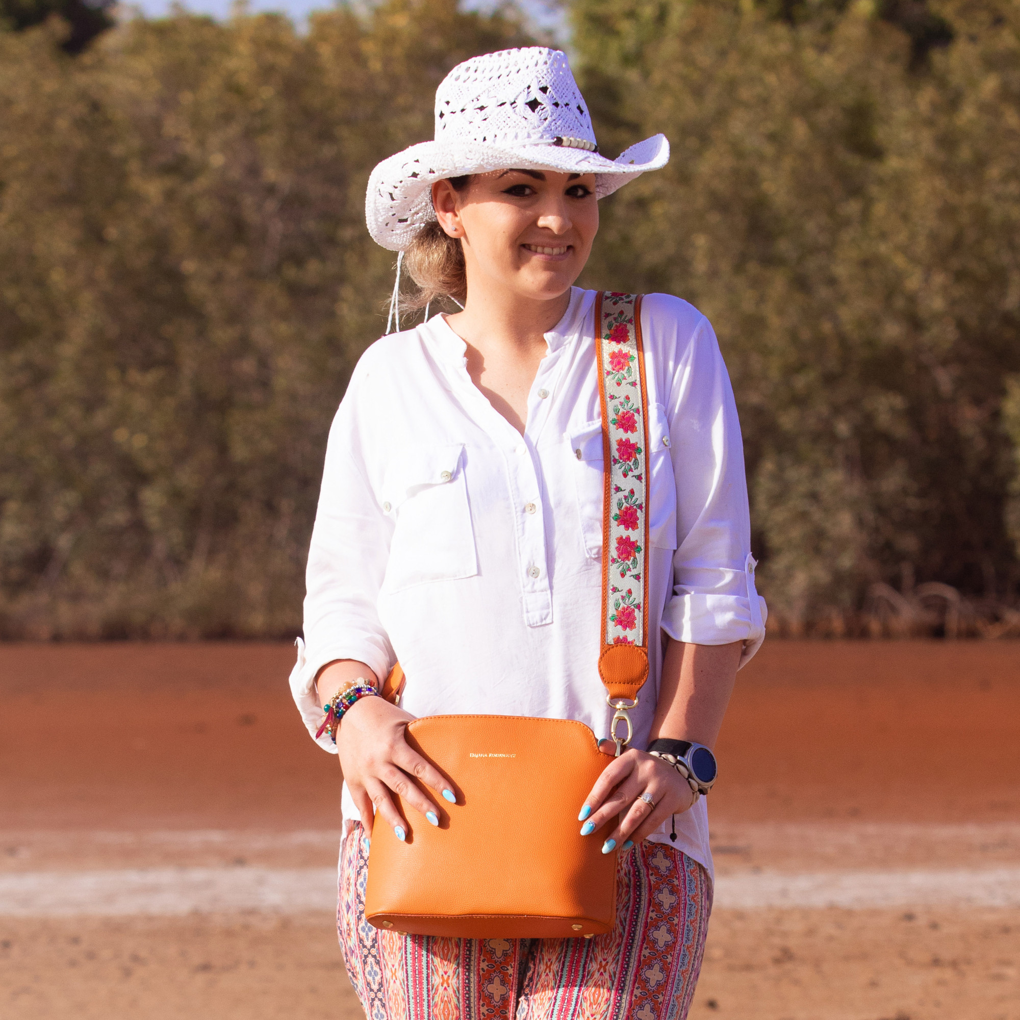 Mia Bohemian "ORANGE" + Popruh