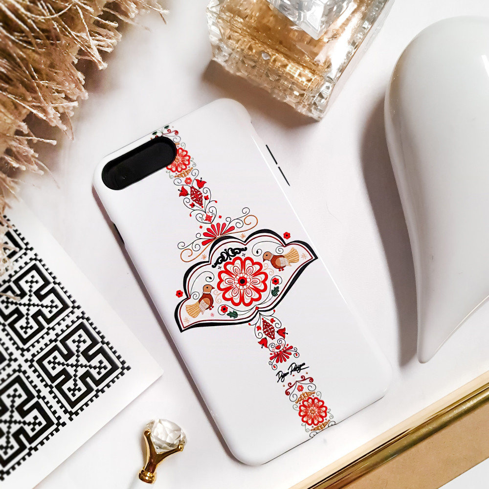 Mobile phone cover Heart of Europe "WHITE"