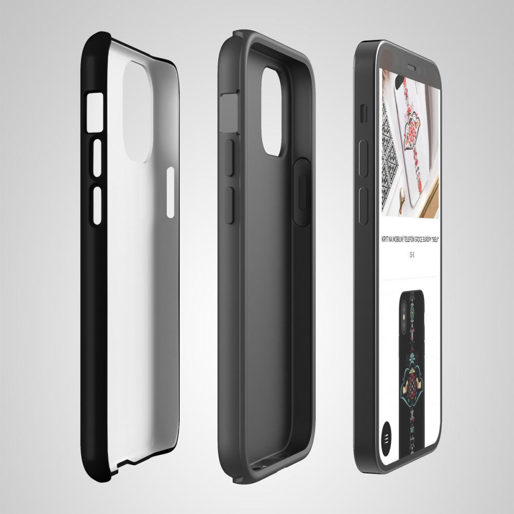 Mobile phone cover Heart of Europe "BLACK"