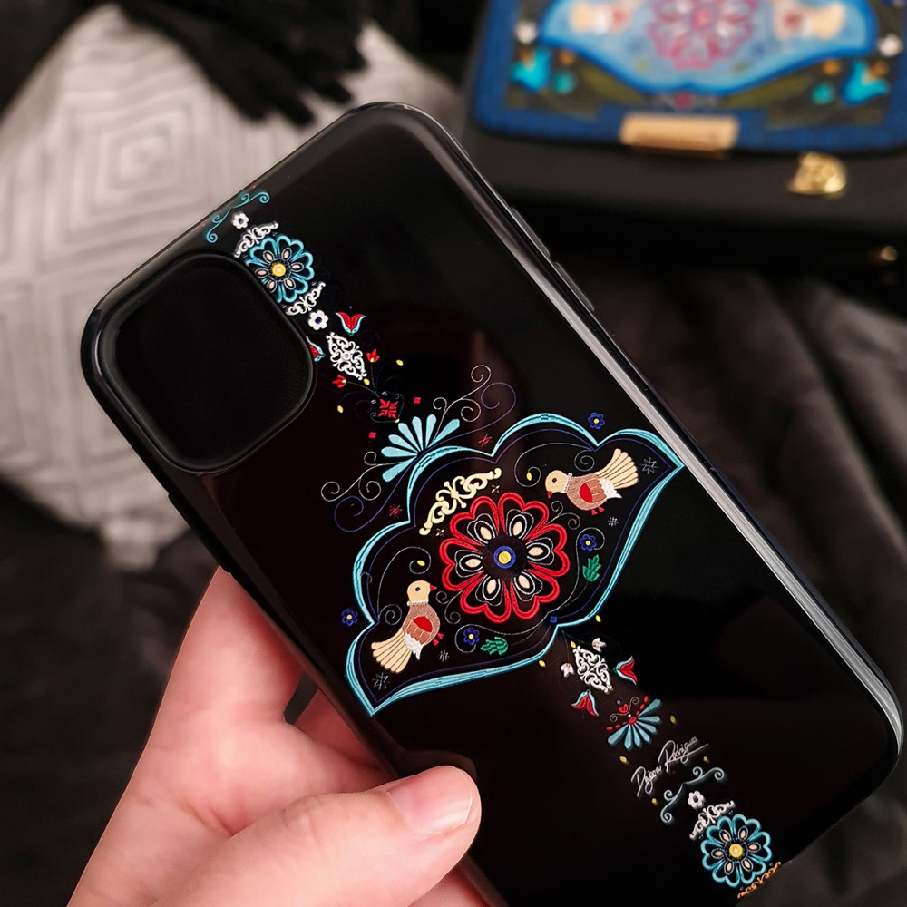 Mobile phone cover Heart of Europe "BLACK"