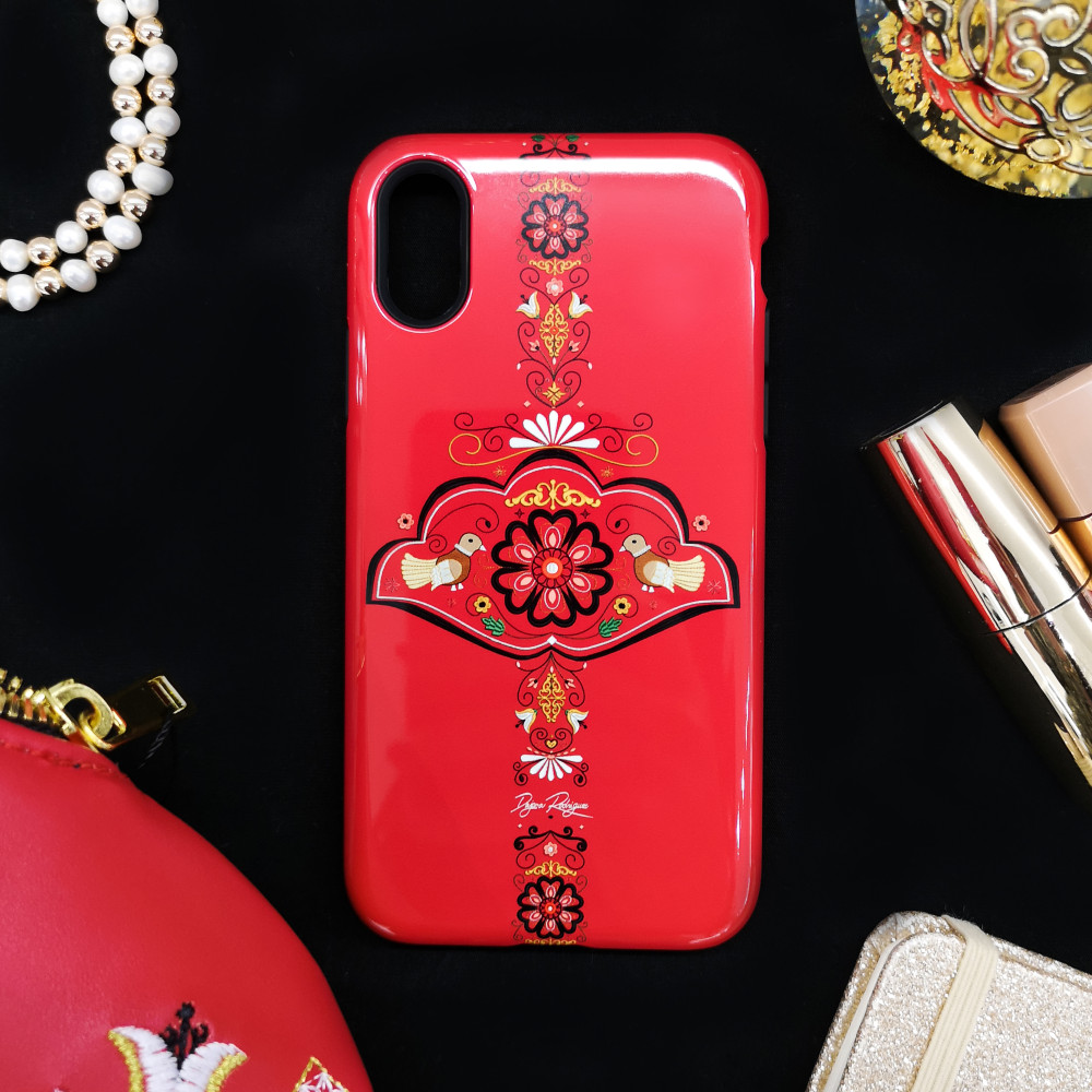 MOBILE PHONE COVER HEART OF EUROPE "RED"