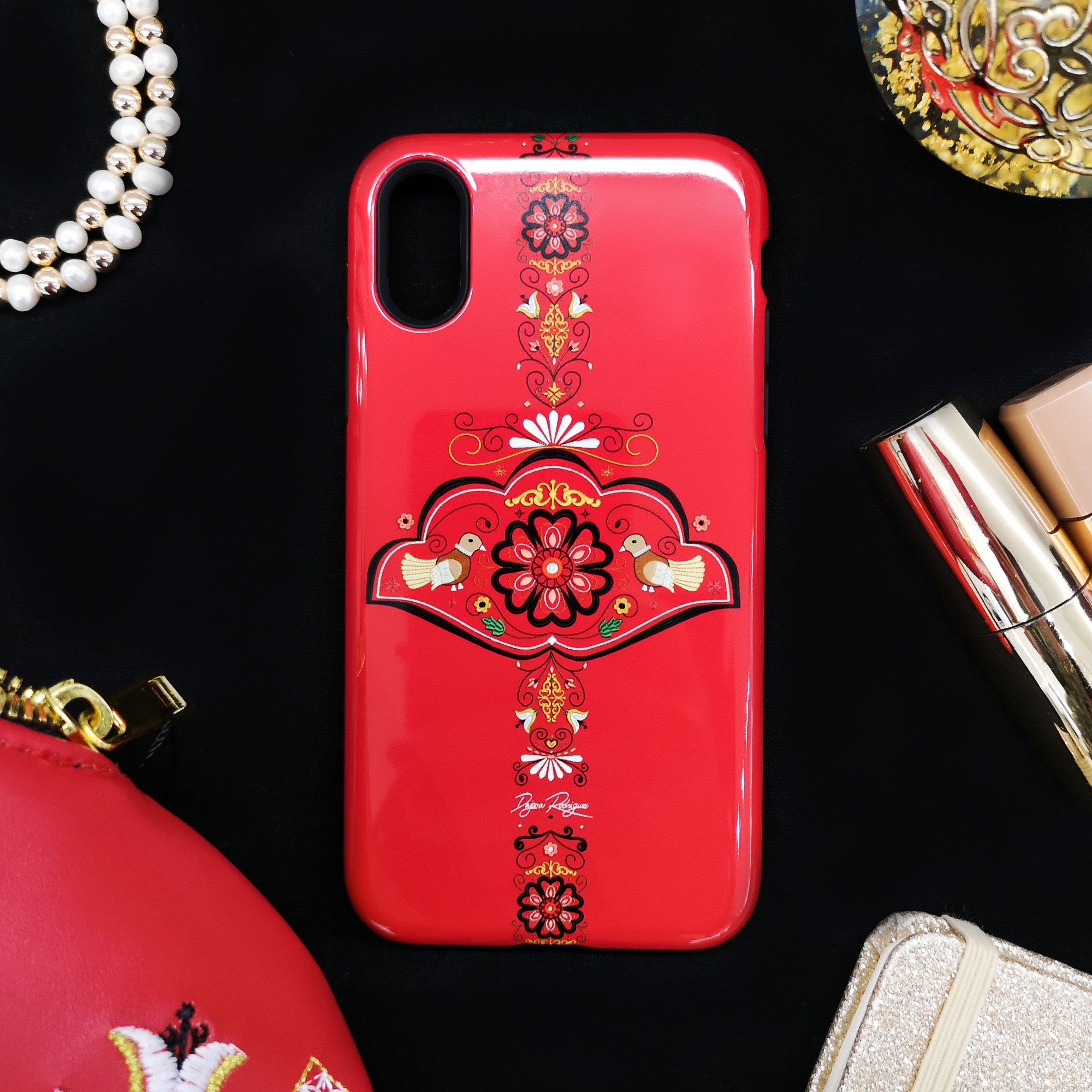 MOBILE PHONE COVER HEART OF EUROPE "RED"