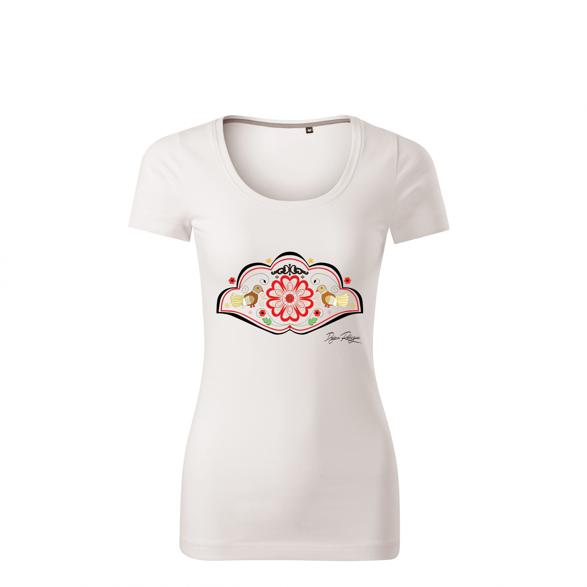 Tričko Srdce Európy "BIELE"