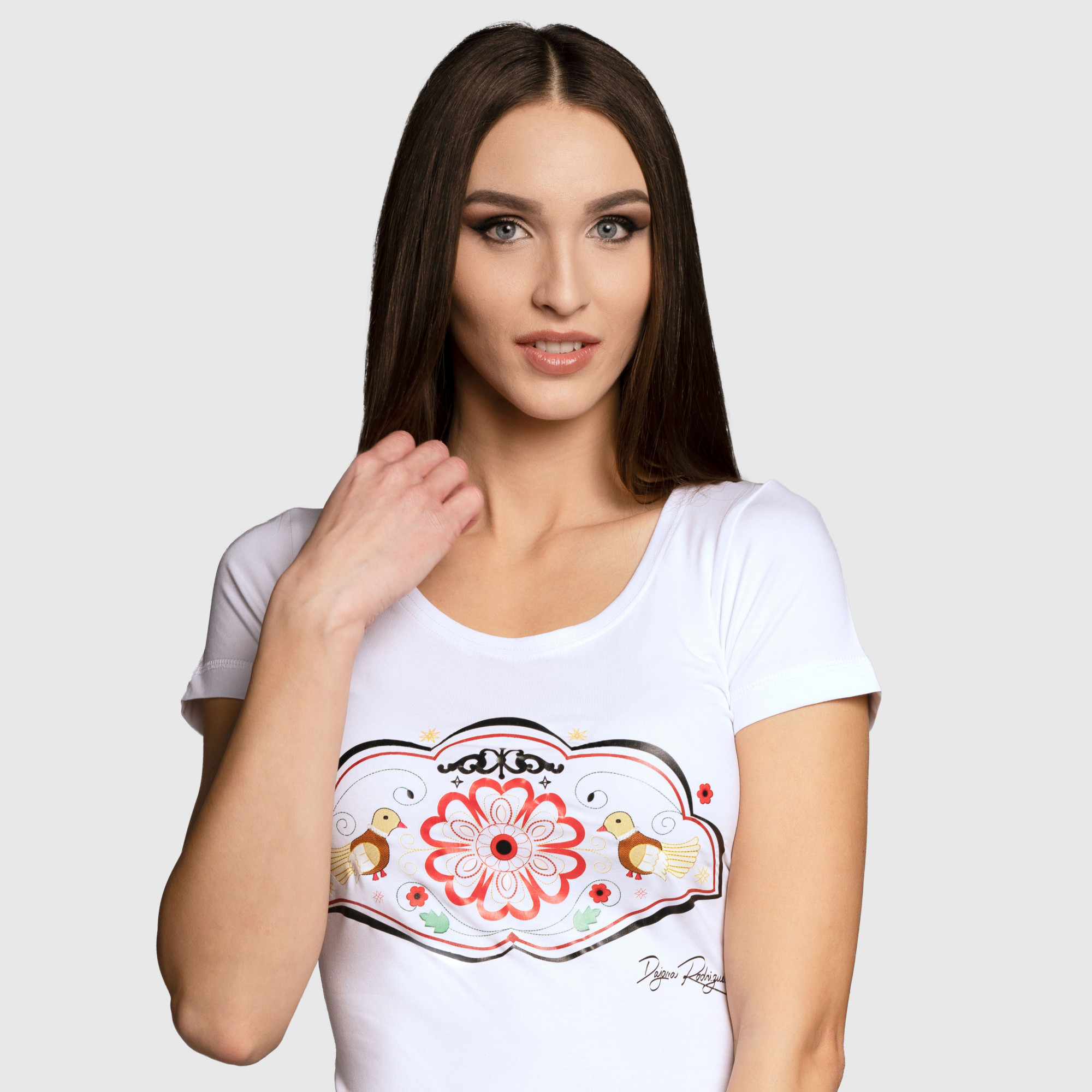 Tričko Srdce Európy "BIELE"