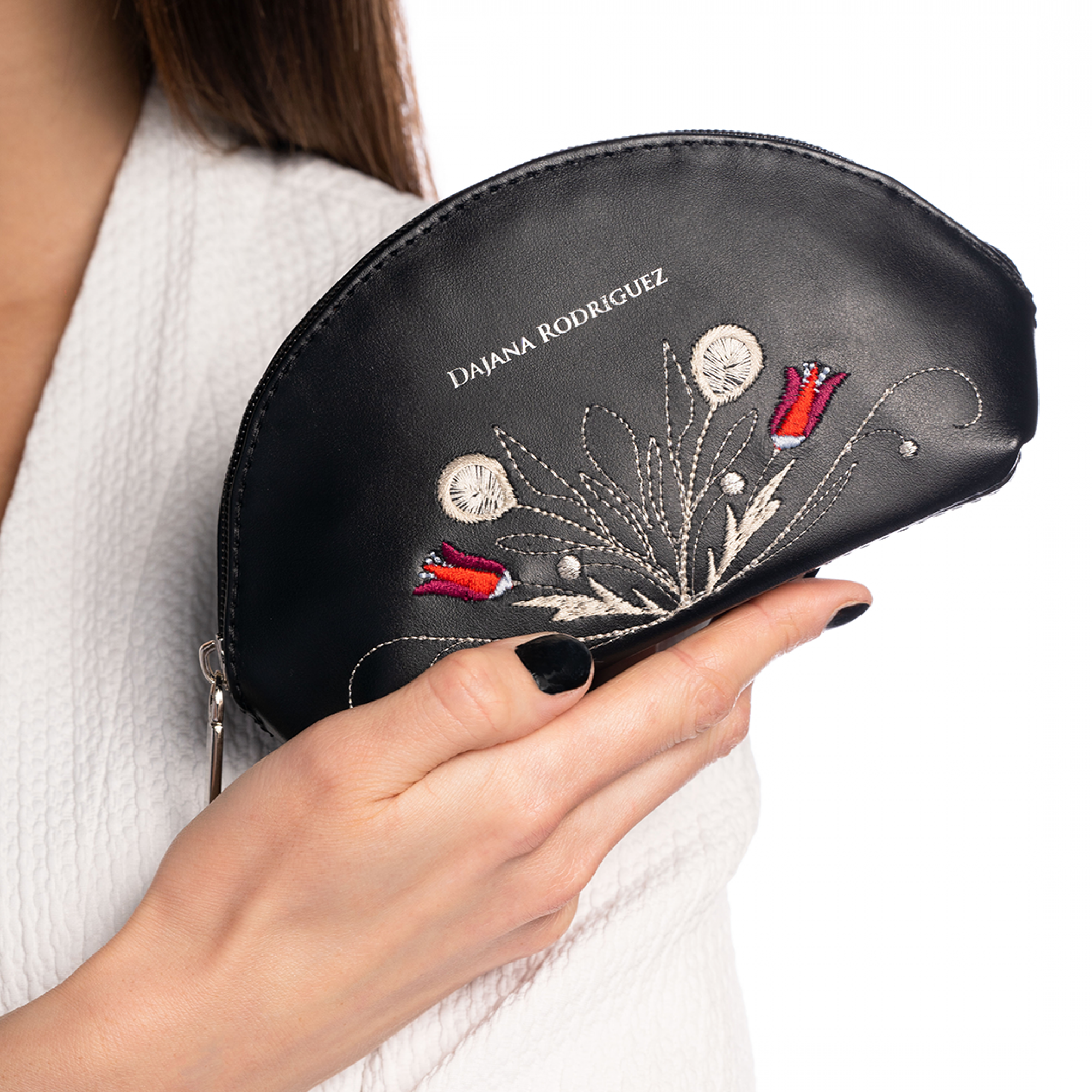 Set Aurora - Rúško a Kozmetická taštička "čierna"