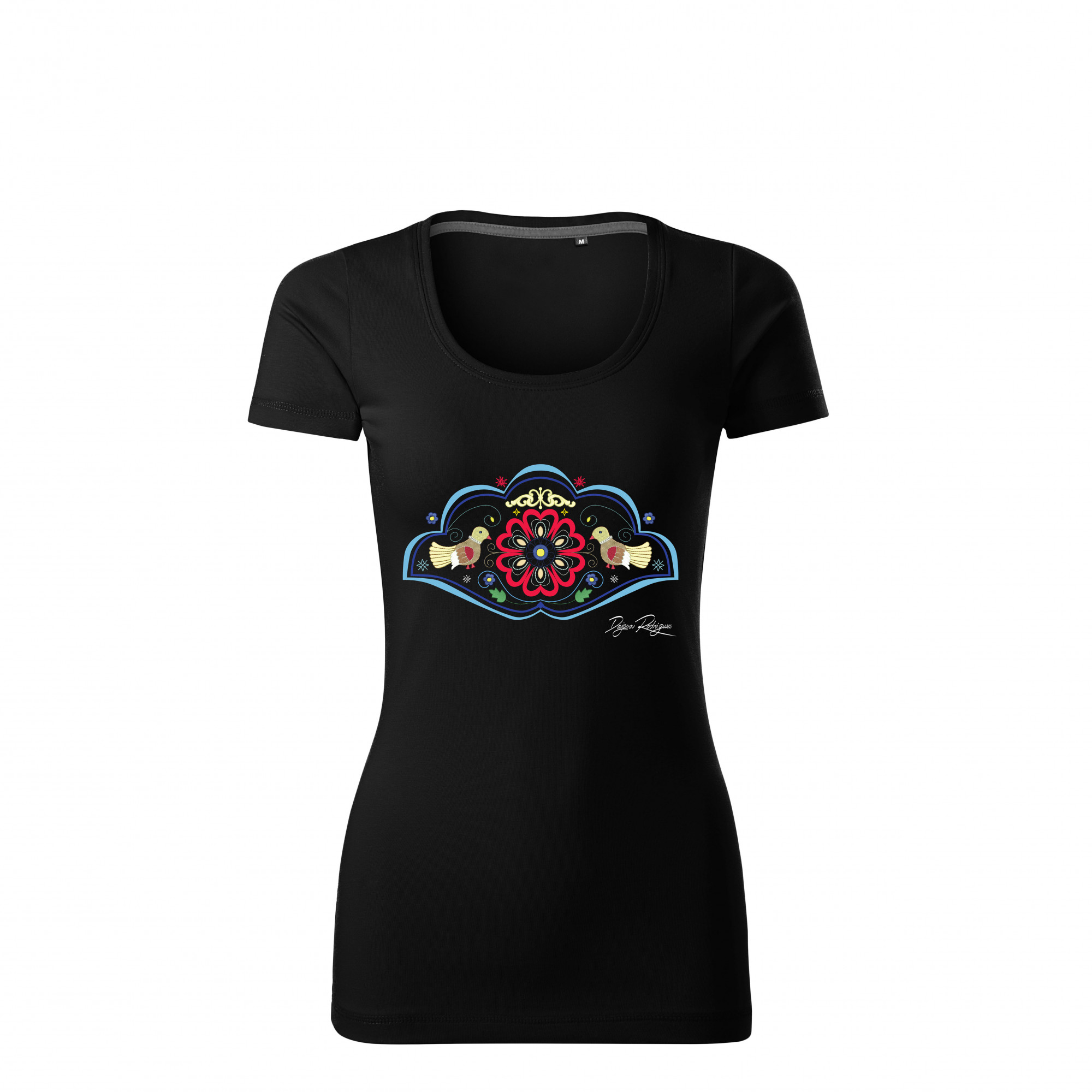 T-SHIRT HEART OF EUROPE ,,BLACK,,