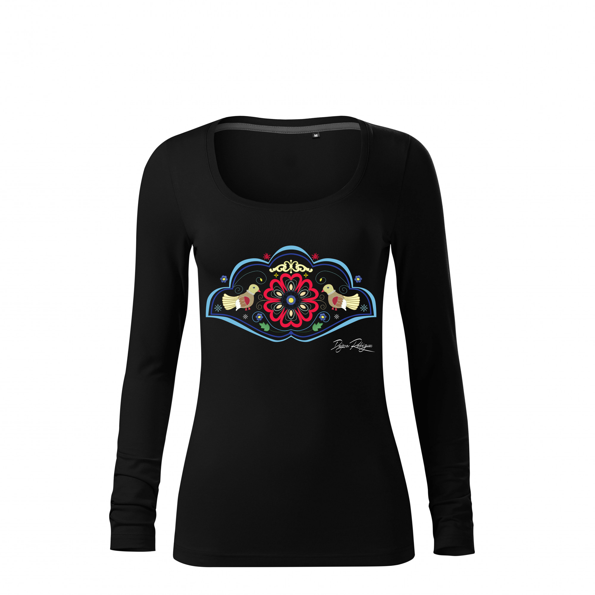 LONG SLEEVE T-SHIRT HEART OF EUROPE "BLACK"