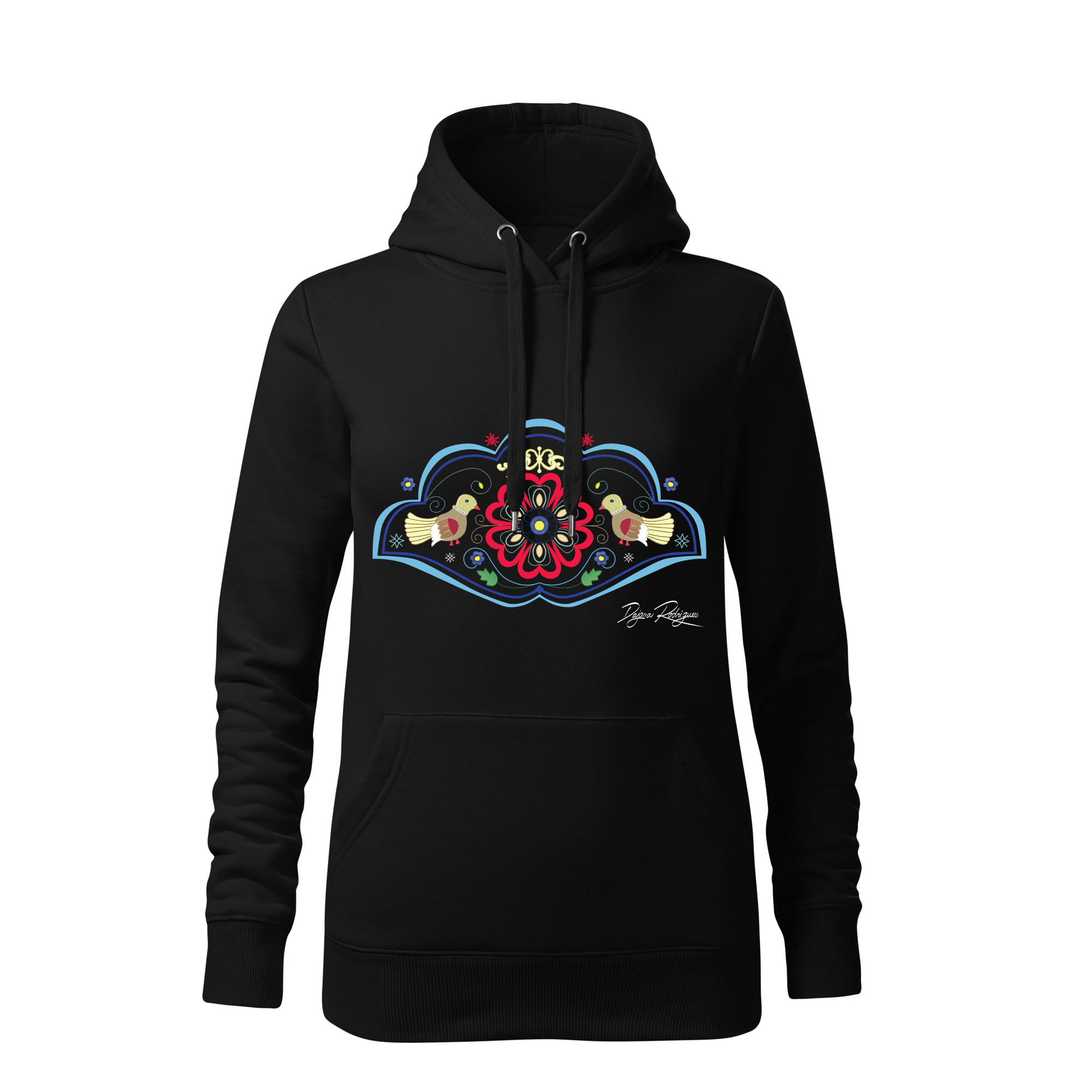 Hoodie HEART OF EUROPE ,,BLACK,,