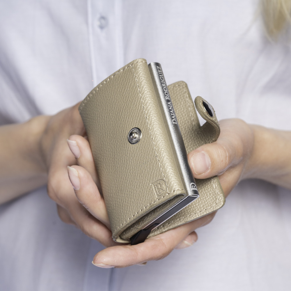  Cardholder Bohemian "SAND" Silver