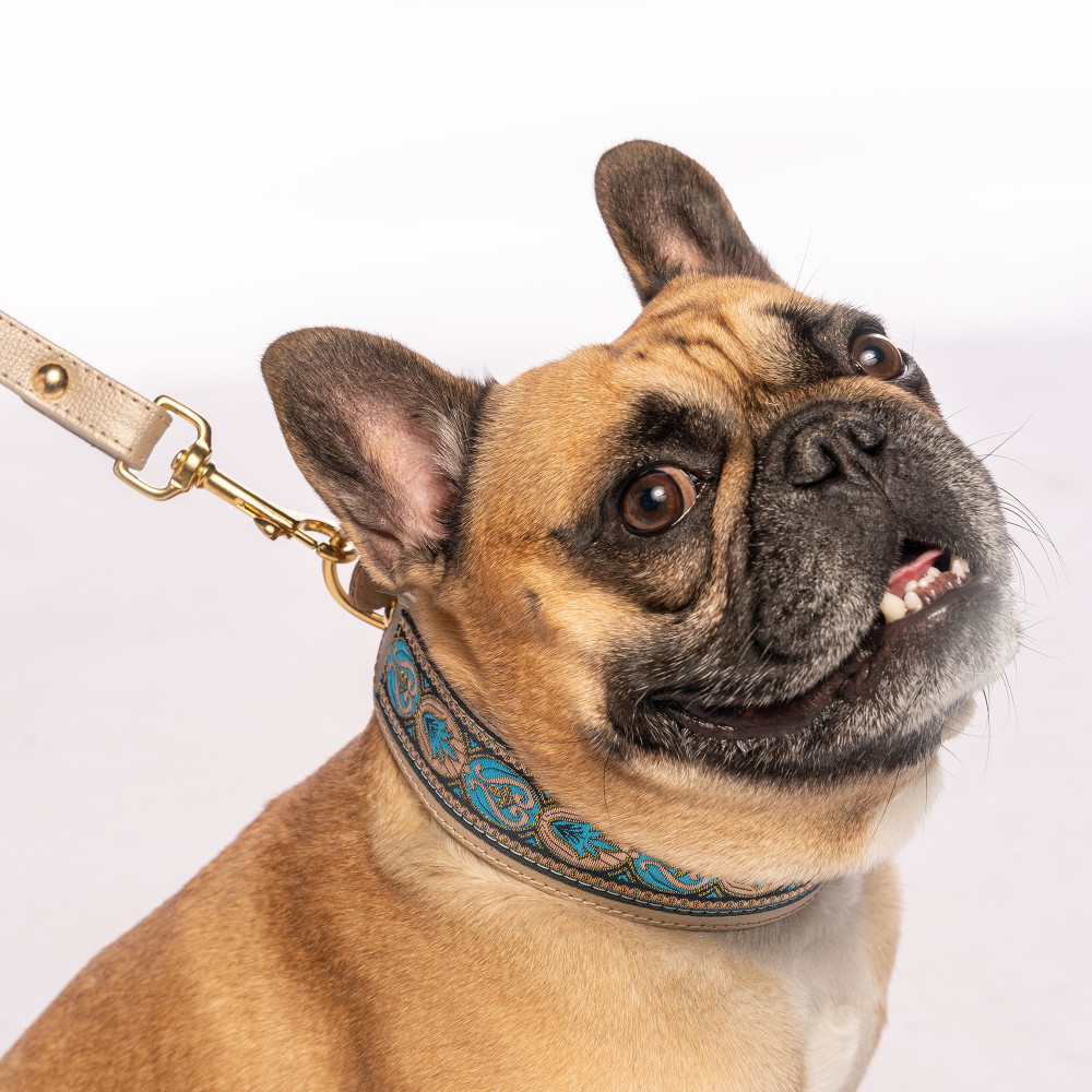 Obojek II Bohemian "SAND" Stříbrná