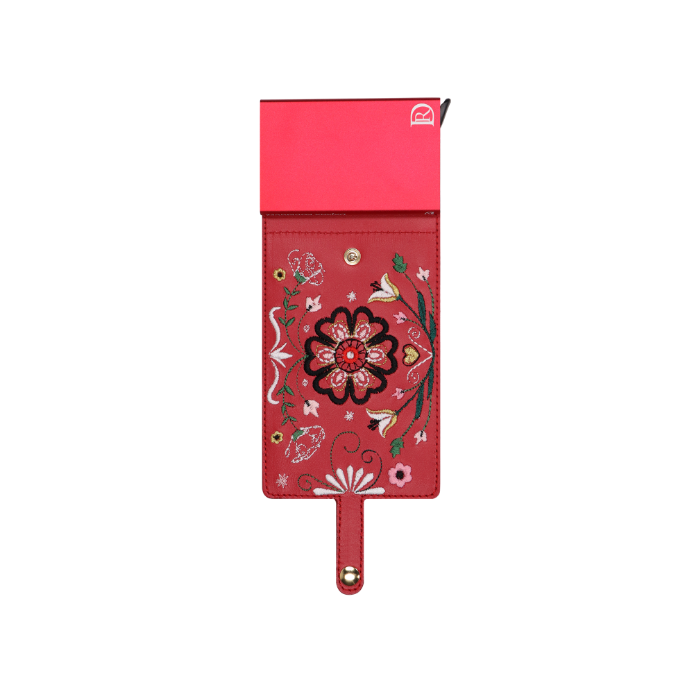 CARD HOLDER HEART OF EUROPE "RED"