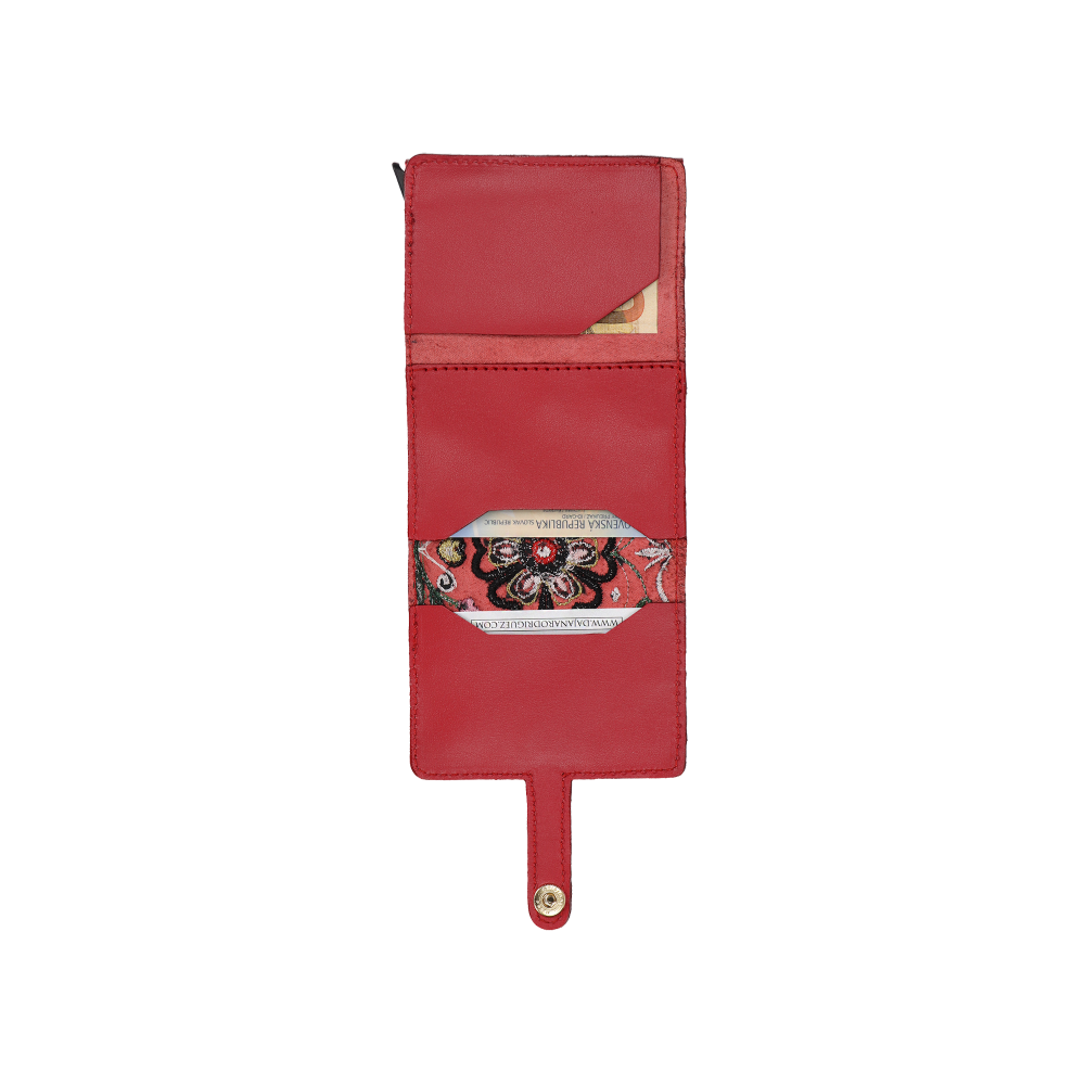 CARD HOLDER HEART OF EUROPE "RED"