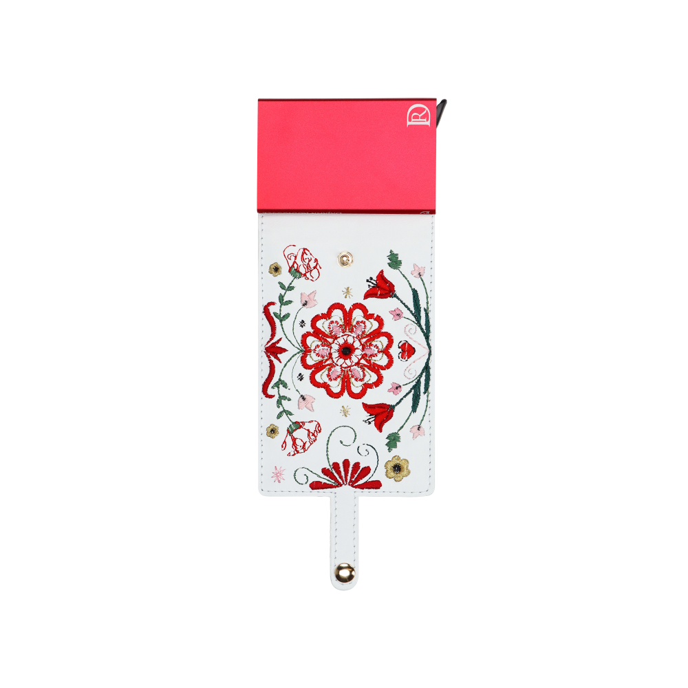CARD HOLDER HEART OF EUROPE "WHITE"