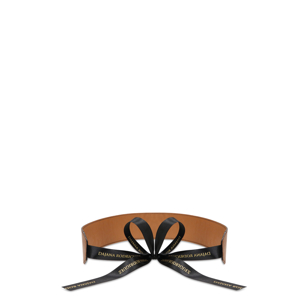 DÁMSKÝ OPASEK NA ŠATY Princessa "HNĚDÝ"