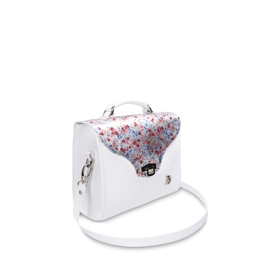  VIVIENNE LIMIT "WHITE - SILVER FLOWERS"