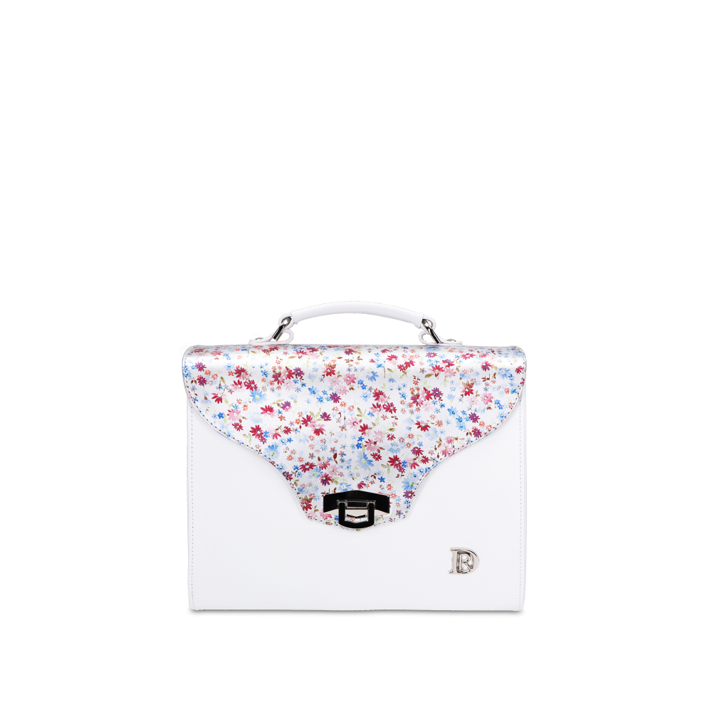  VIVIENNE LIMIT "WHITE - SILVER FLOWERS"