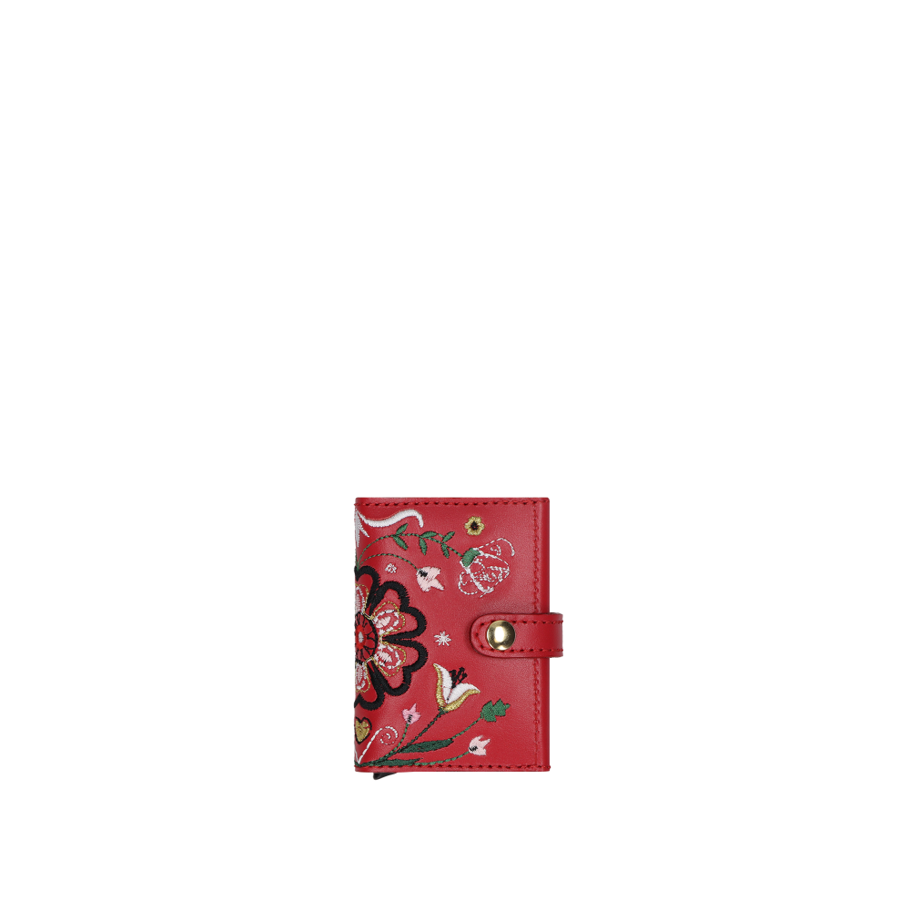 CARD HOLDER HEART OF EUROPE "RED"