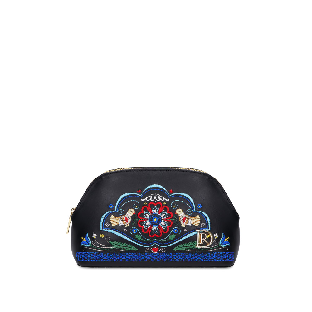 Kosmetická taštička II. Srdce Evropy "ČERNÁ"