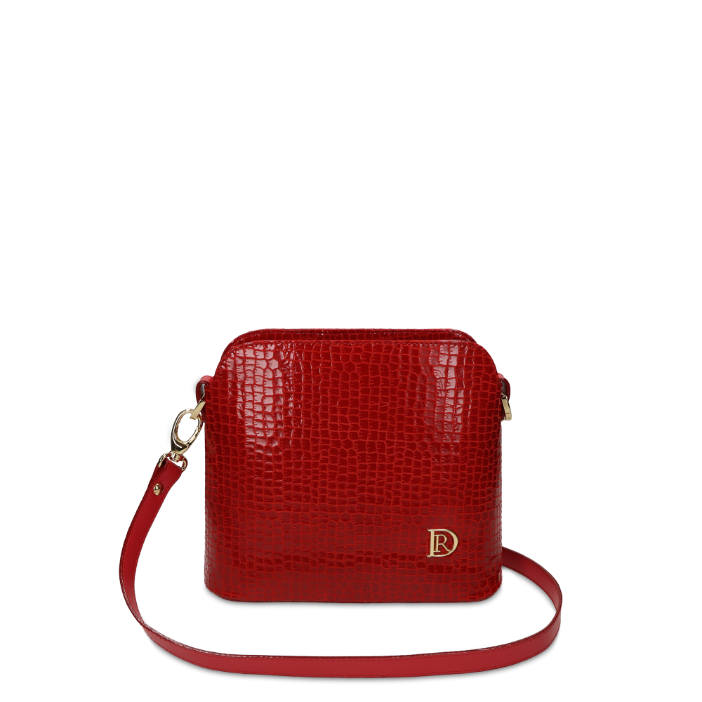 MIA LIMITKA "ČERVENÁ-VELUR-LAK"