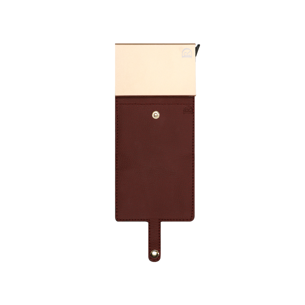 Cardholder Bohemian "AUBURN" Silver