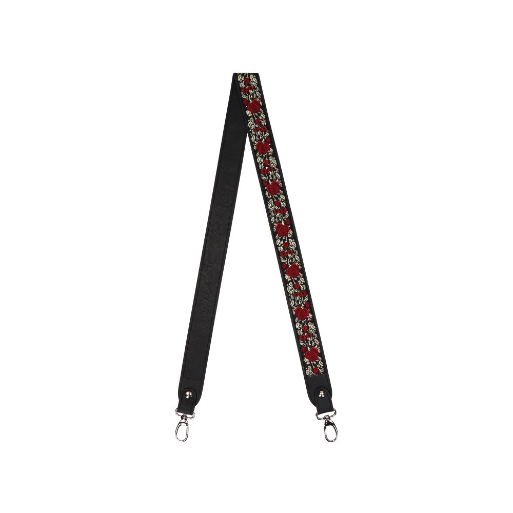 Strap II Bohemian "NERO" Silver