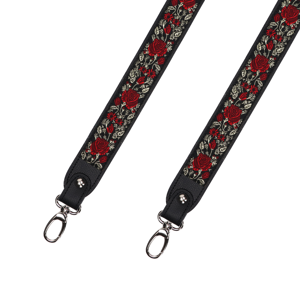 Strap II Bohemian "NERO" Silver