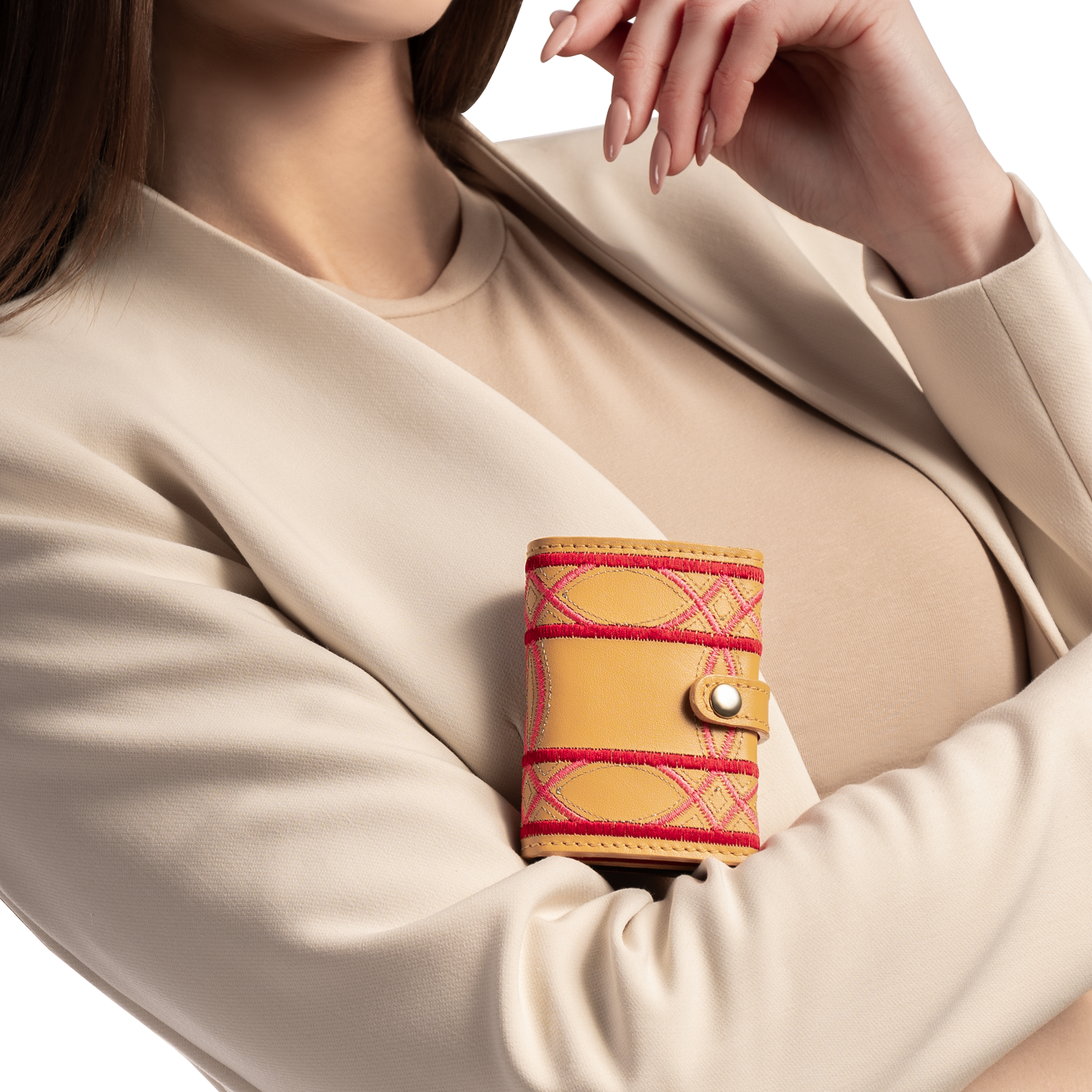 Card holder Iris "YELLOW"