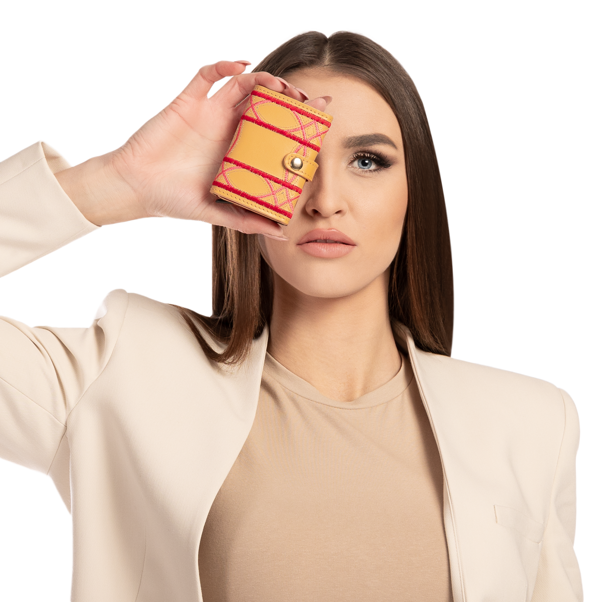 Card holder Iris "YELLOW"