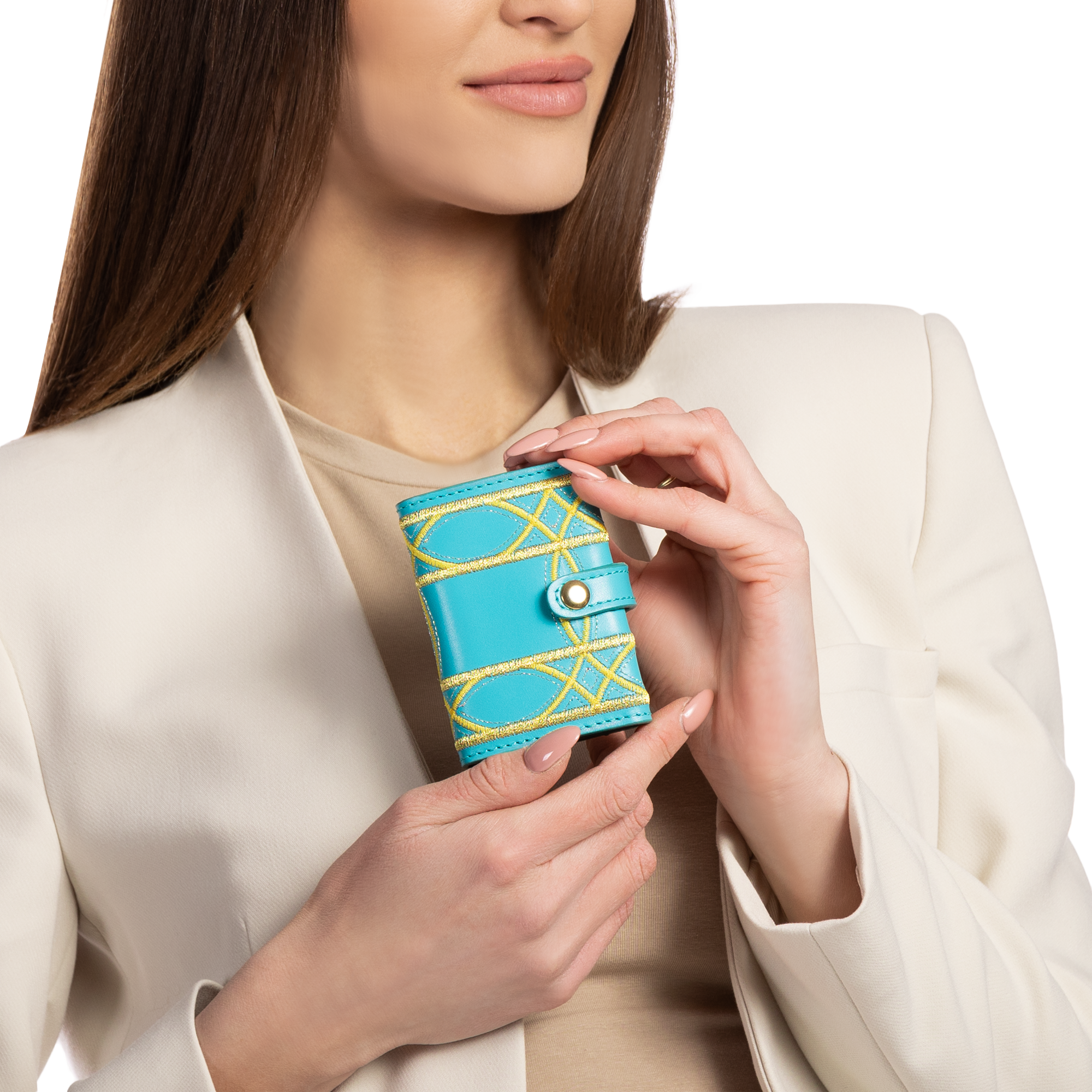 Cardholder Iris "TYRKYSOVÁ"