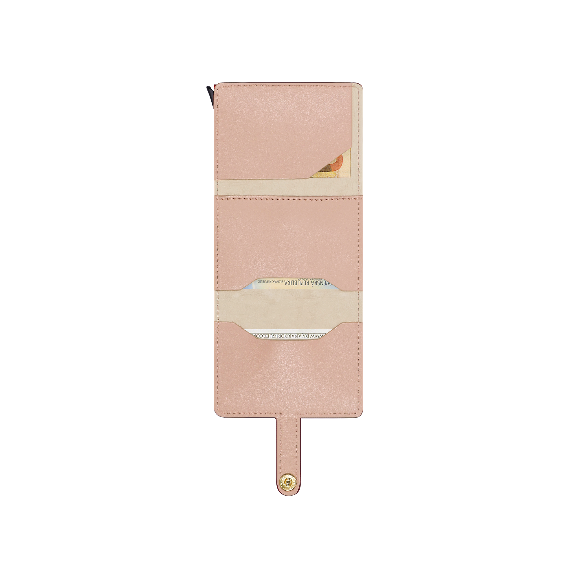 TARJETERO PEONY " ROSA EMPOLVADO"