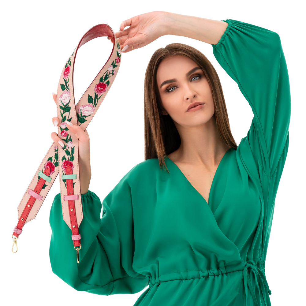 STRAP PEONY "DUSTY PINK"