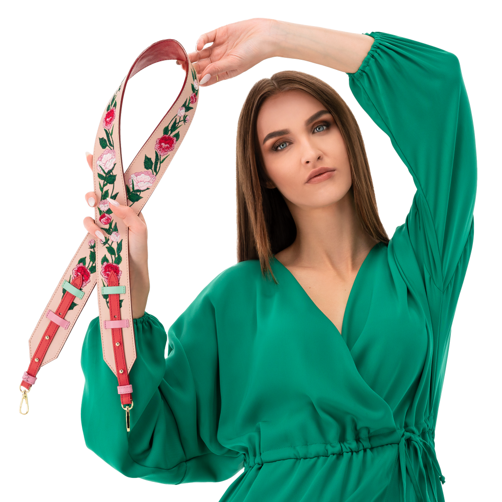 STRAP PEONY "DUSTY PINK"