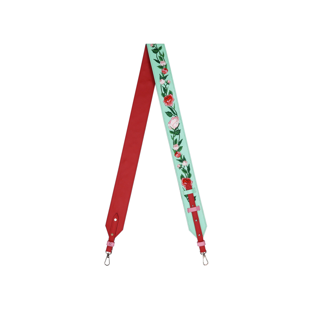 STRAP PEONY "PASTEL GREEN"