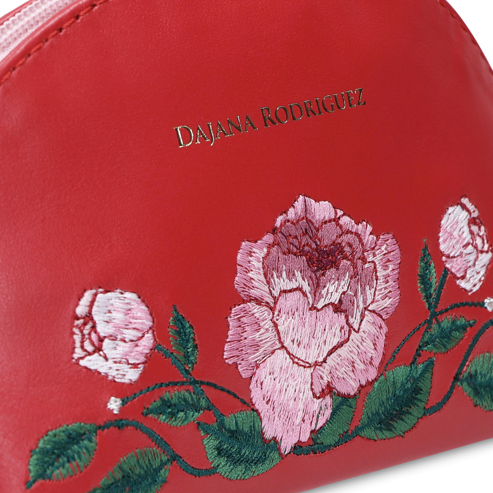 Kozmetická taštička Peony "ČERVENÁ"