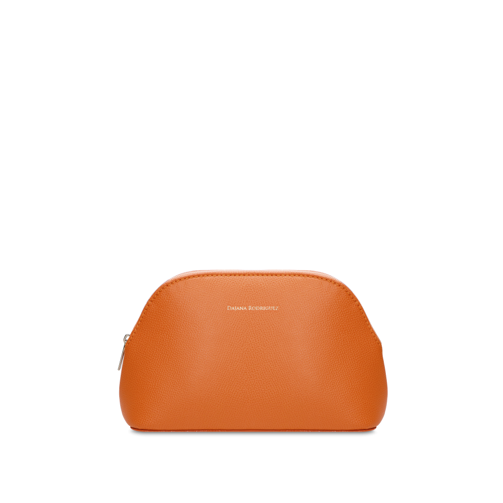 Cosmetic bag II Bohemian "ORANGE" Silver