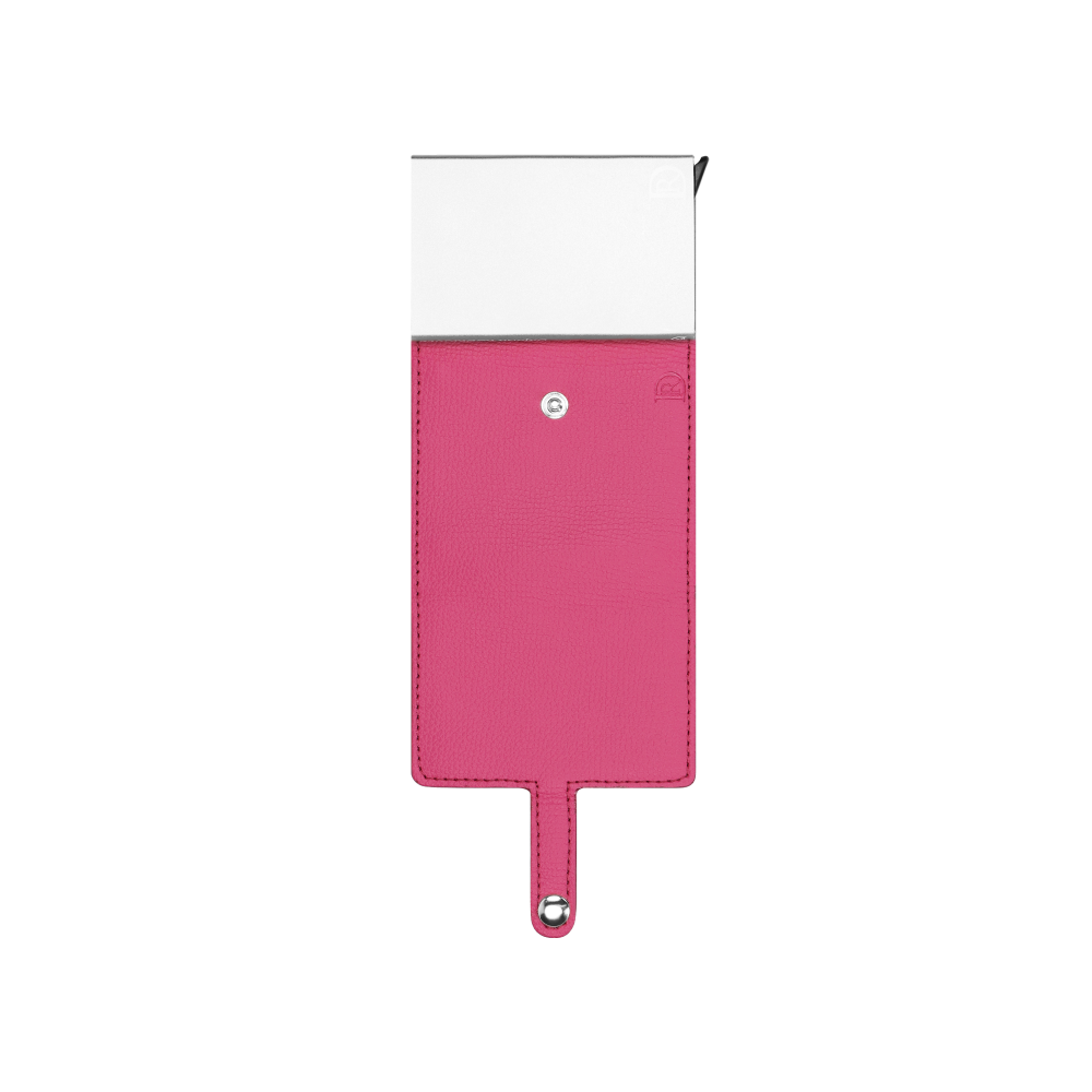 Cardholder Bohemian "FUCHSIA" Silver