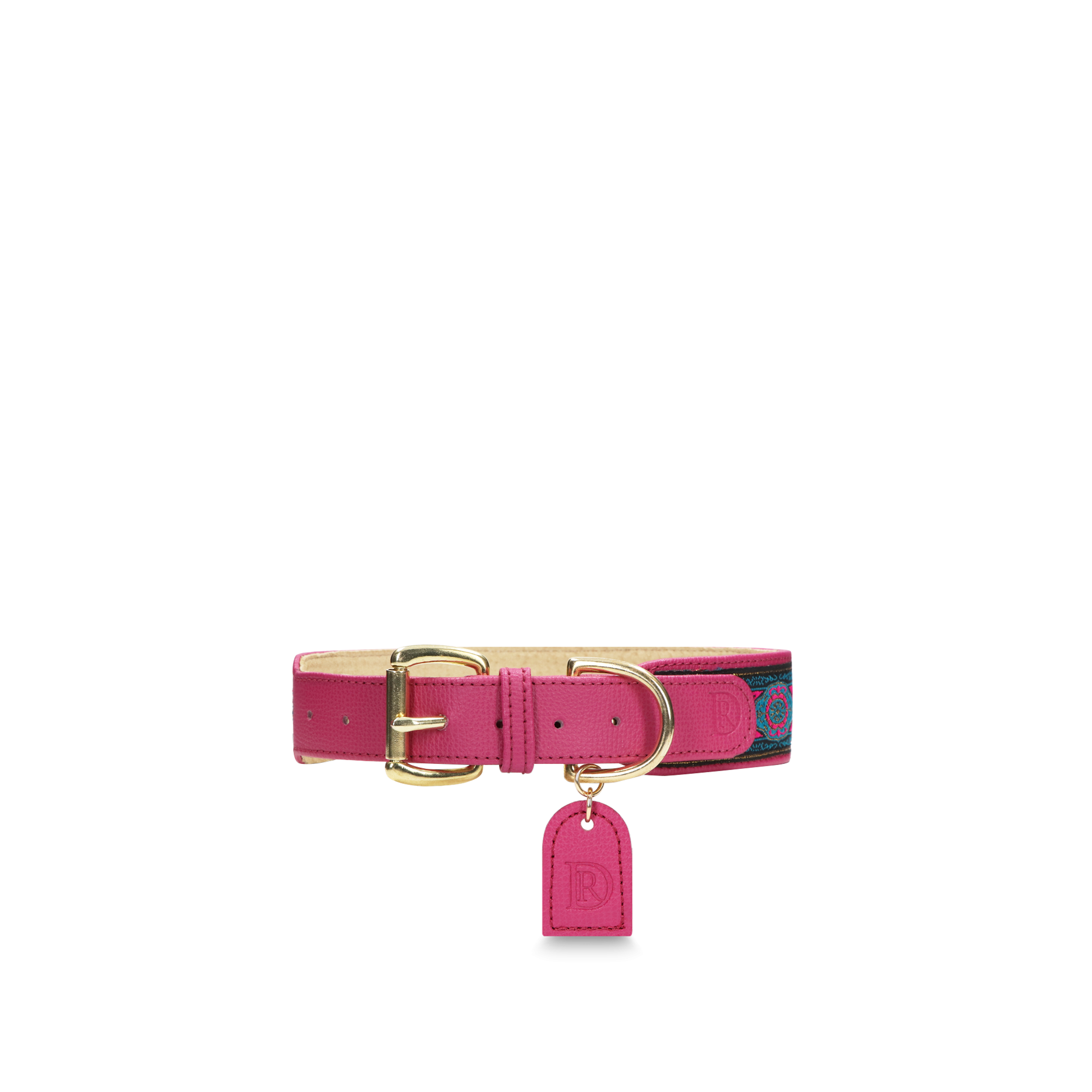 Obojok II Bohemian "FUCHSIA"