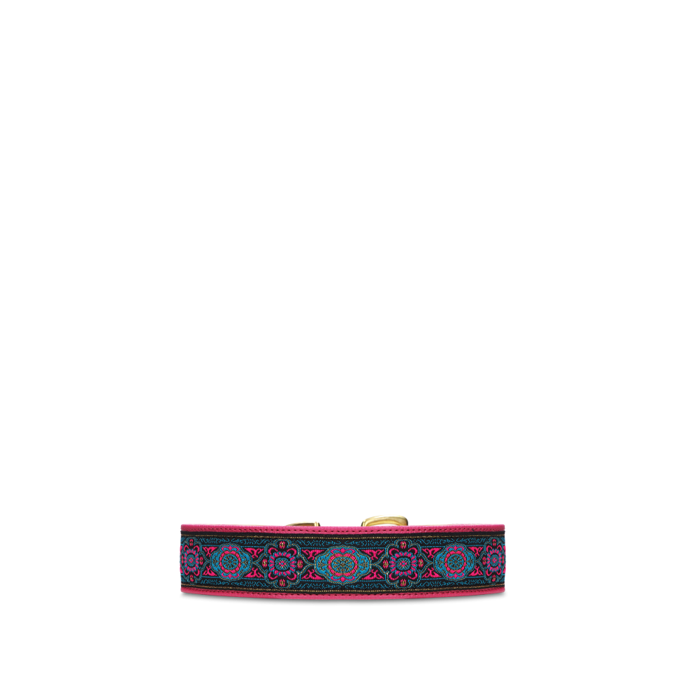 Obojok II Bohemian "FUCHSIA"