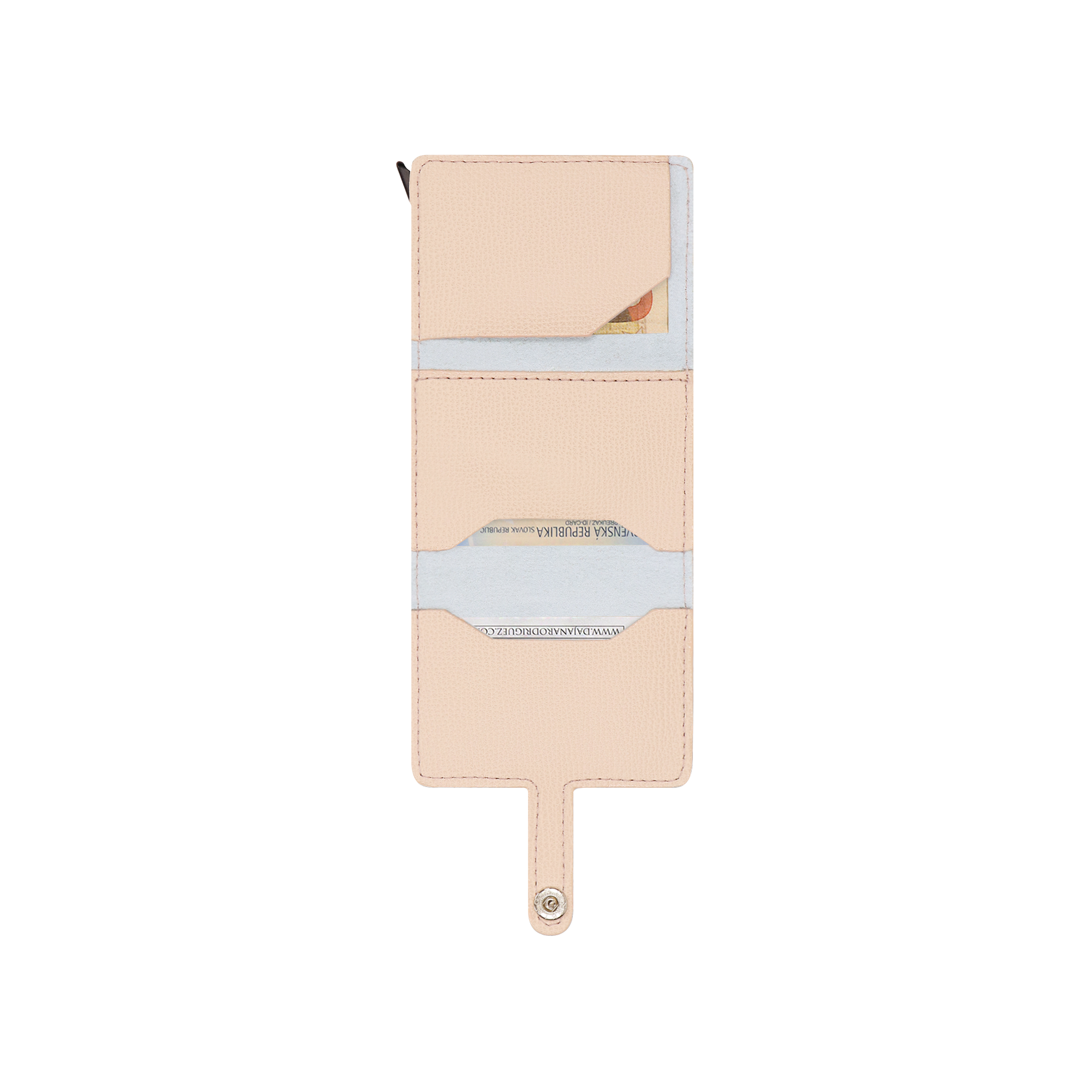 Cardholder Bohemian "NUDE" Gold