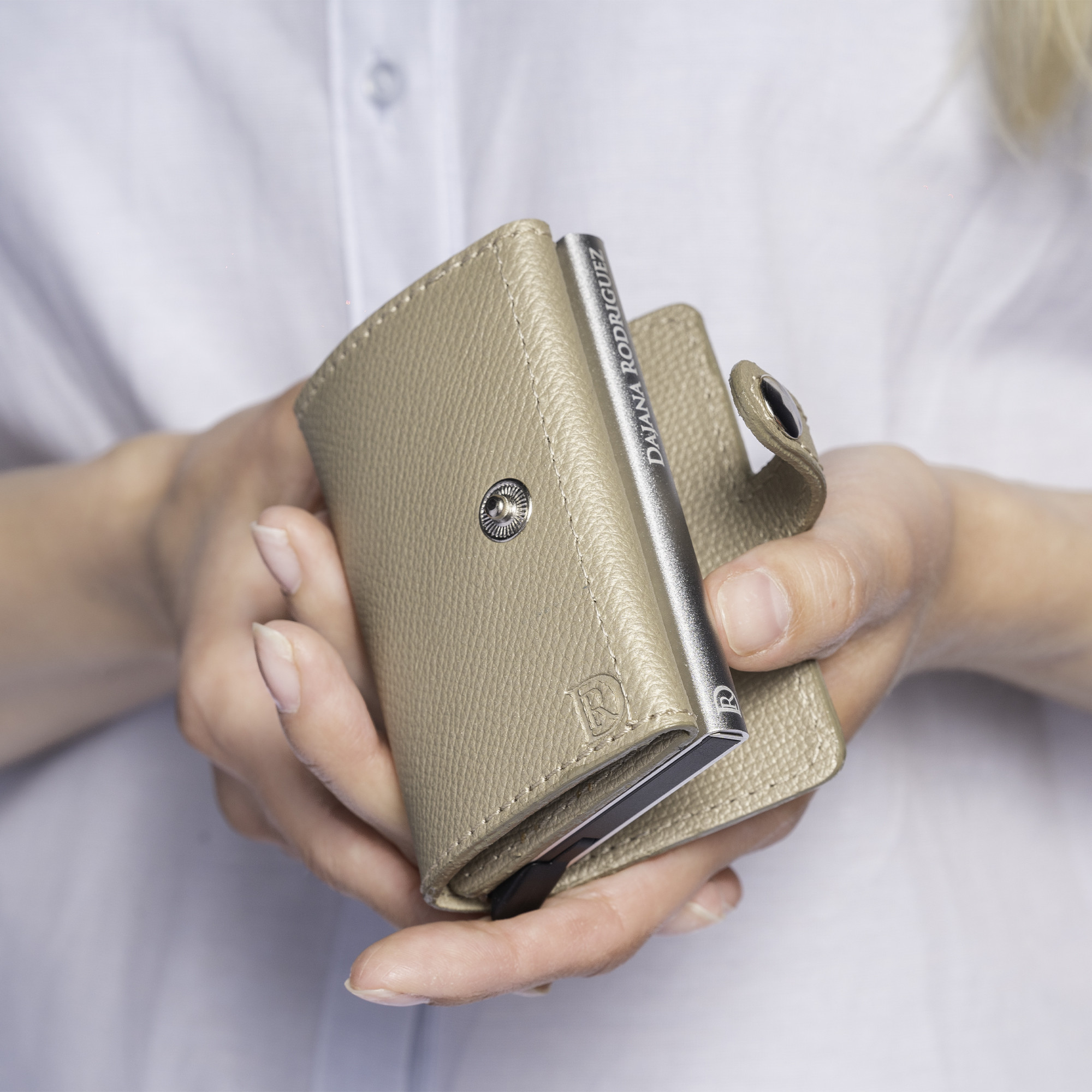 Cardholder Bohemian "SAND" Gold