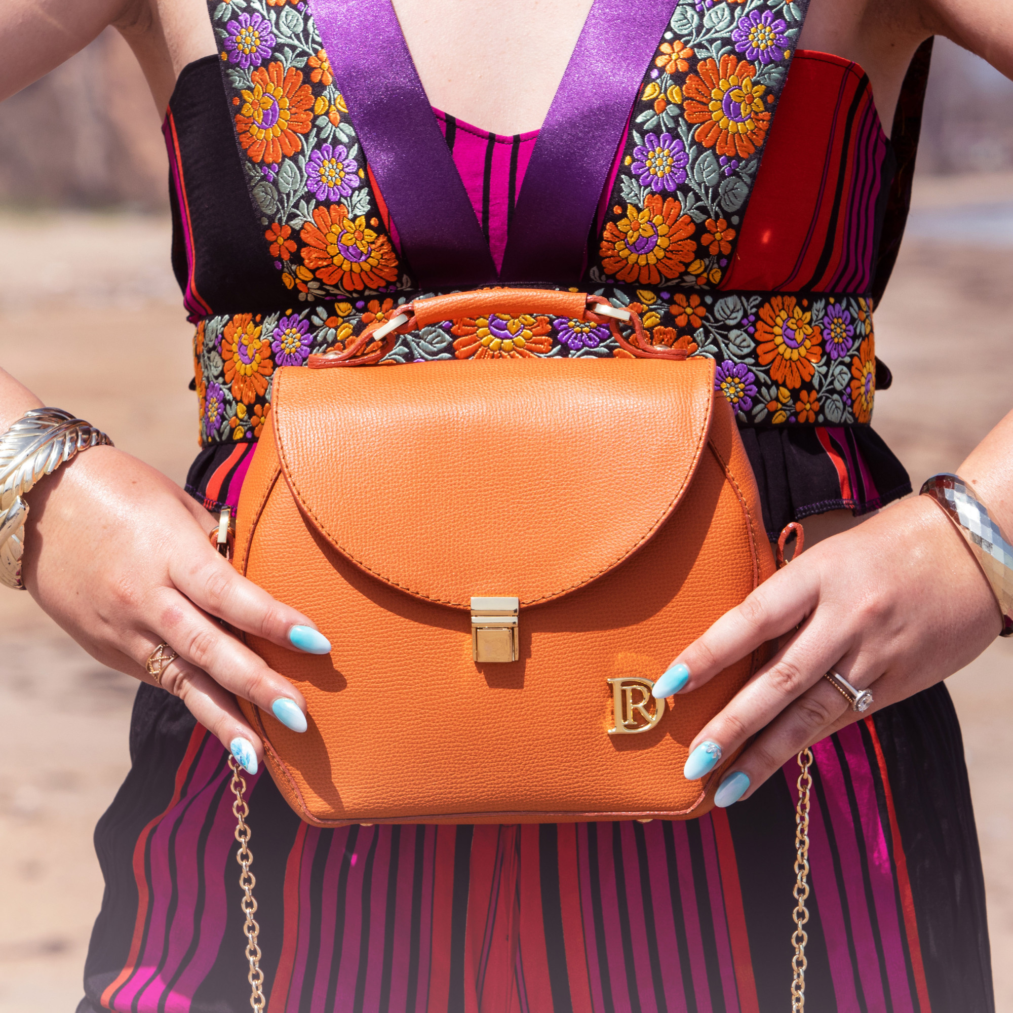 Ema Bohemian "ORANGE" Zlatá