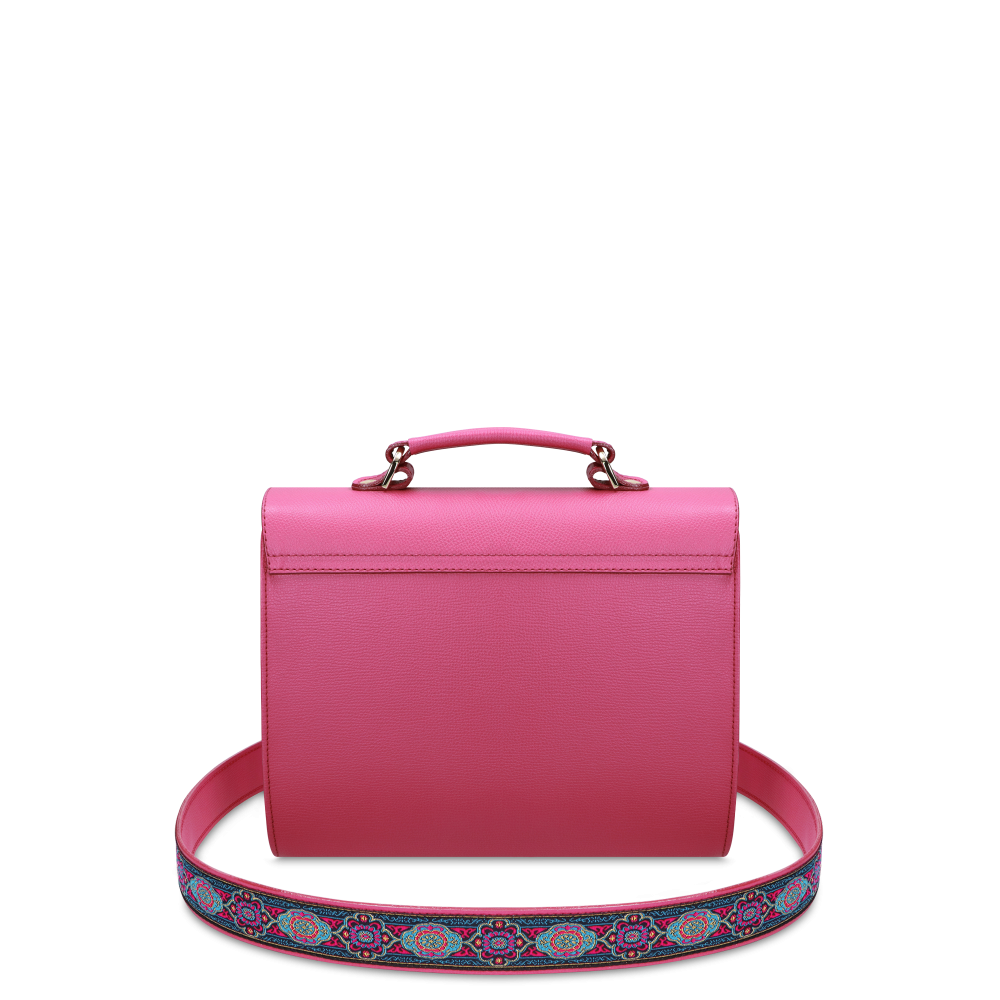 Vivienne Bohemian "FUCHSIA" + Popruh Zlatá