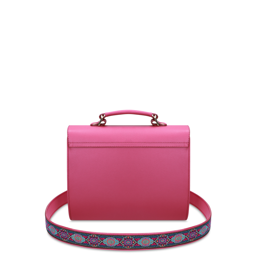 Vivienne Bohemian "FUCHSIA" + Popruh Zlatá