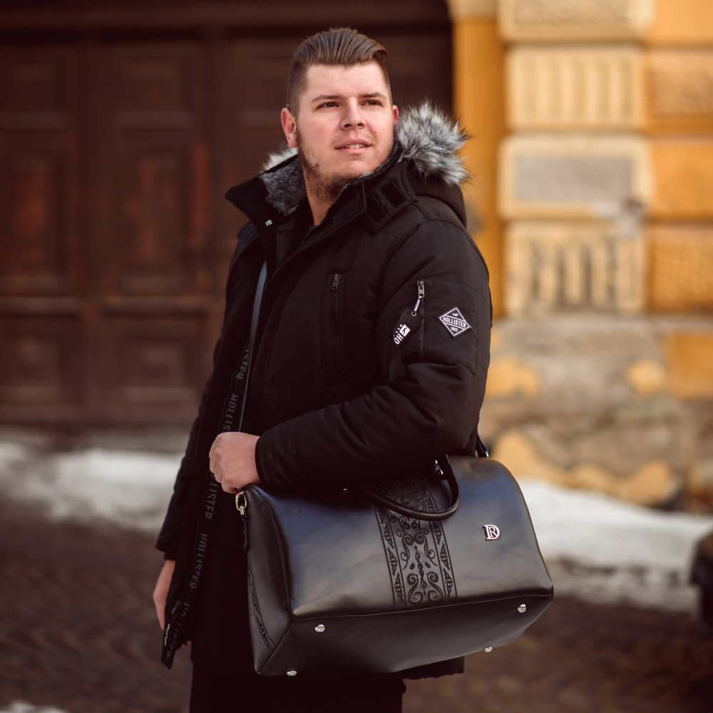 Unisex Cestovná taška Princessa "ČIERNA" Zlatá